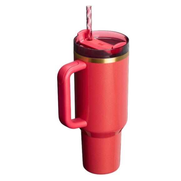 NIB Stanley Scarlet Red Holiday 40 oz Flowstate Tumbler - Picture 2 of 4